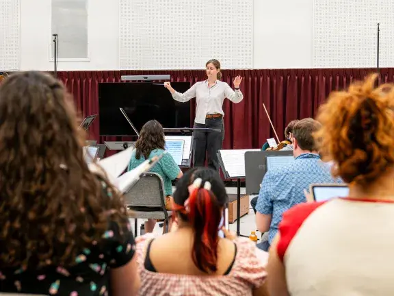 conducting for a room
