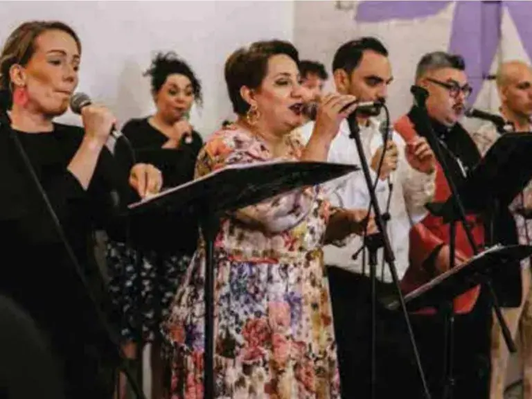 Choir singing
