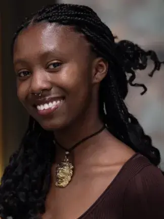 Mahogany Robinson smiling at camera