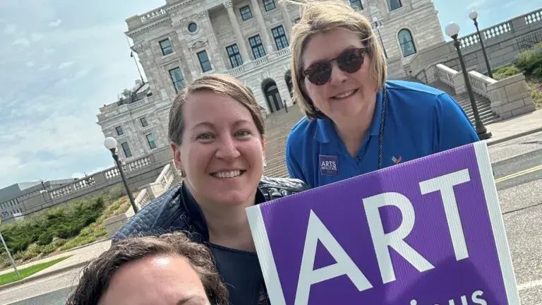 Aufderheide advocating for the arts in MN