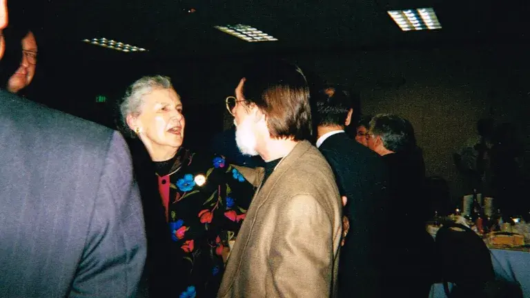 Jon Washburn and Alice Parker at Chorus America’s 2000 Conference