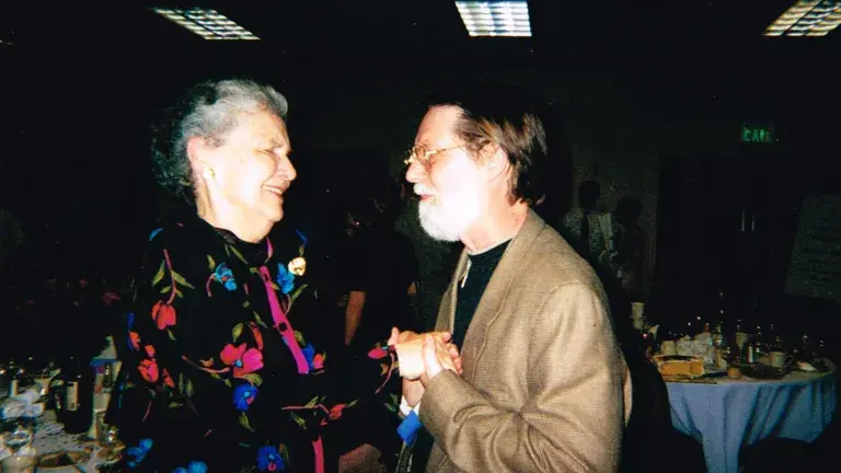 Jon Washburn and Alice Parker at Chorus America’s 2000 Conference
