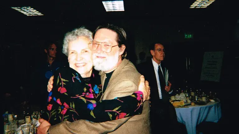 Jon Washburn and Alice Parker at Chorus America’s 2000 Conference
